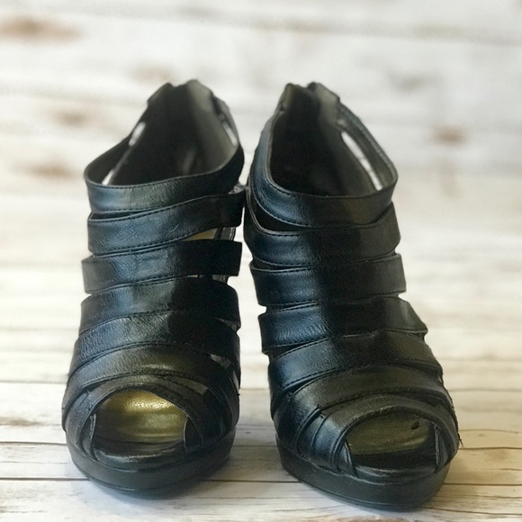 Strappy Caged Sandals. - Picture 1 of 7